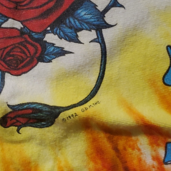 VINTAGE 90s GRATEFUL DEAD Tee Unisex Medium - Picture 5 of 7